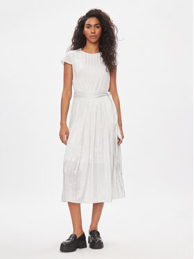 DKNY DKNY Vsakodnevna obleka DD3JA341 Bela Regular Fit