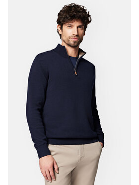 Lancerto Lancerto Sweter Bence SW073223000091 Granatowy Regular Fit