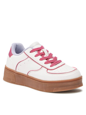 Nylon Red Nylon Red Sneakersy WAG1152105A-01 Biela