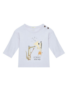 United Colors Of Benetton United Colors Of Benetton Majica 3I9WA105Q Plava Regular Fit