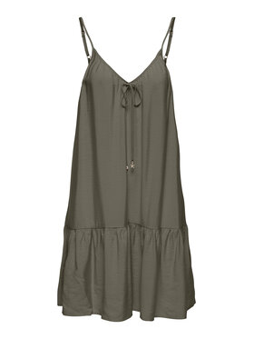 ONLY ONLY Vestito estivo Misara 15373962 Verde scuro Regular Fit