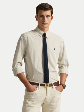 Polo Ralph Lauren Polo Ralph Lauren Košile 710929344500 Světle béžová Slim Fit