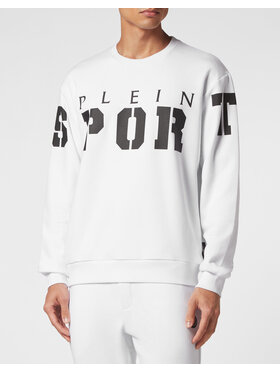 Plein Sport Plein Sport Longsleeve 829 Biały Regular Fit
