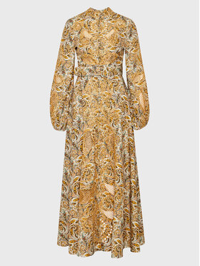 IXIAH IXIAH Sukienka koszulowa X221-80539 Żółty Regular Fit