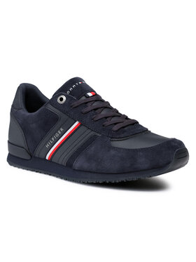 Tommy Hilfiger Tommy Hilfiger Sneakers Iconic Suede Runner FM0FM03001 Bleumarin