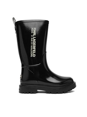 KARL LAGERFELD KARL LAGERFELD Gumene čizme KL47180S Crna
