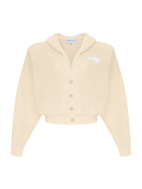 Magda Matyja Magda Matyja Kardigan ALAYA CARDIGAN VANILLA Beżowy Oversize