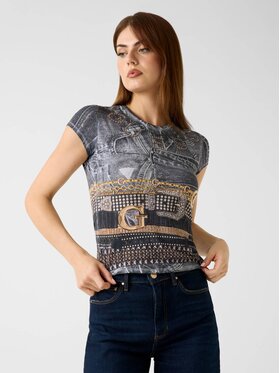 Guess Guess T-shirt 180133 Crna Classic Fit