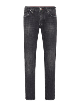 PHILIPP PLEIN PHILIPP PLEIN Jeansy 19263 Šedá Straight Leg
