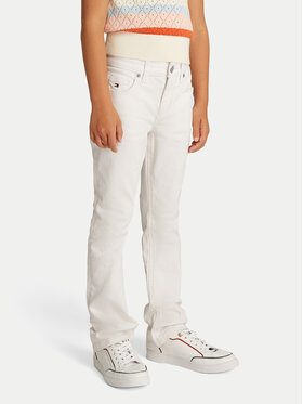 Tommy Hilfiger Tommy Hilfiger Τζιν KG0KG08408 Λευκό Flare Fit