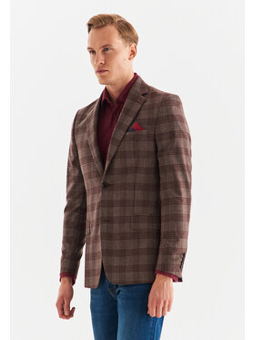 Pako Lorente Pako Lorente Marynarka P22WP-3X-031 Brązowy Slim Fit