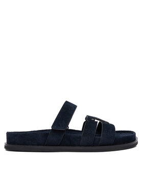 Tory Burch Tory Burch Klapki Ines Sport Slide 163481 Granatowy