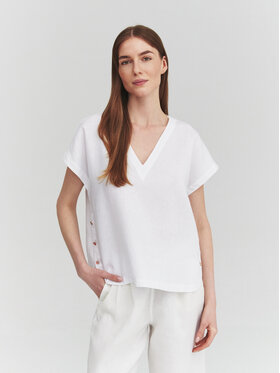 TATUUM TATUUM Blúzka TALEN Biela Loose Fit