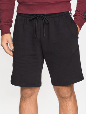 Kappa Kappa Sportovní kraťasy 313018 Černá Regular Fit