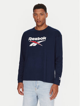 Reebok Reebok Hosszú ujjú RK25155CCM Sötétkék Regular Fit