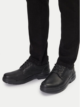 Clarks Clarks Félcipő Rockie Walk Gtx Gore-Tex 261734647 Fekete