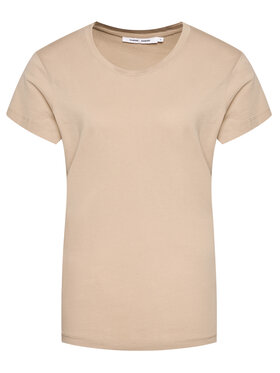 Samsøe Samsøe T-shirt Solly Solid F00012050 Bež Regular Fit