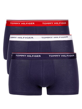 Tommy Hilfiger Tommy Hilfiger Komplet 3 par bokserek 3P Lr Trunk 1U87903841 Granatowy