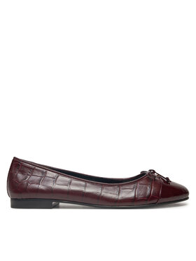Tory Burch Tory Burch Balerinke Cap Toe Ballet 165365 Tamnocrvena