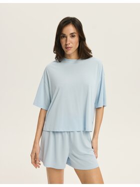 Esotiq Esotiq T-Shirt 43515 Niebieski Loose Fit