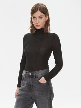 PINKO Pinko Поло Abdaly 102067 A17S Черен Slim Fit