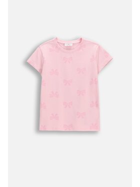 Coccodrillo Coccodrillo T-Shirt WC6143220VGA-033 Różowy Regular Fit