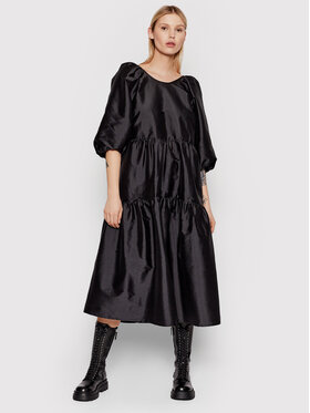 Samsøe Samsøe Samsøe Samsøe Kleid für den Alltag Candece F21400132 Schwarz Oversize