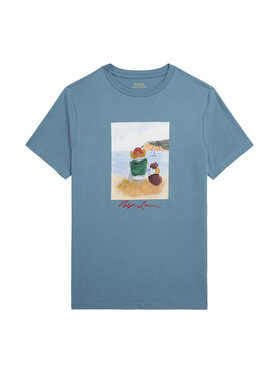 Polo Ralph Lauren Polo Ralph Lauren T-shirt 323A12424001 Blu Regular Fit