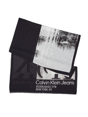 Calvin Klein Jeans Calvin Klein Jeans Fular Monogram Stole 70X180 K60K610912 Negru