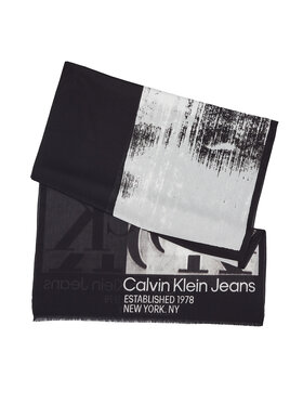 Calvin Klein Jeans Calvin Klein Jeans Шал Monogram Stole 70X180 K60K610912 Черен
