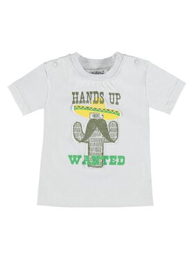 Kanz Kanz T-Shirt 1712567-1000 Biały Basic Fit