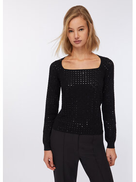 Liu Jo Liu Jo Maglione CF5027MS18F22222 Nero Slim Fit