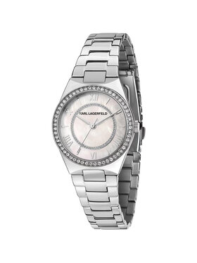 KARL LAGERFELD KARL LAGERFELD Zegarek R0553105506 Srebrny