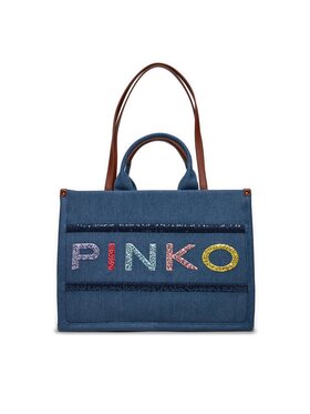 Pinko Pinko Kabelka Shopper AI 23-24 PLTT 101964 A17T Modrá