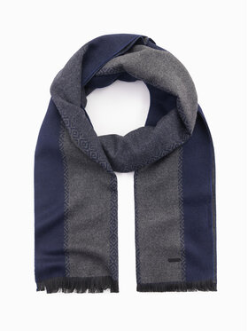 Ombre Ombre Szalik OM-ACSF-0115 Granatowy