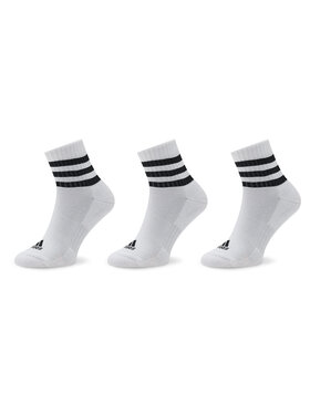 adidas adidas Комплект 3 чифта дълги чорапи мъжки 3S C Spw Mid 3P HT3456 Бял