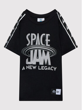 HYPE HYPE T-Shirt SPACE JAM SJNLAO-006 Czarny Regular Fit