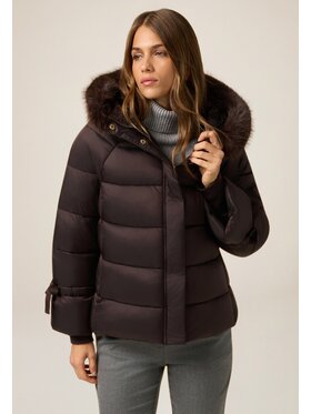 Oltre Oltre Kurtka puchowa F002J000214N032 Brązowy Baggy Fit
