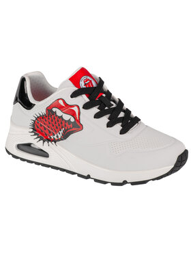 Skechers Skechers Sneakers Skechers Uno-Rolling Stones Single Bianco