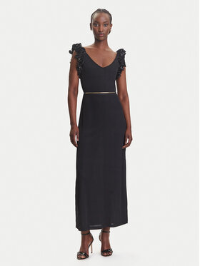Fracomina Fracomina Abito da cocktail FR25SD3005J46301 Nero Regular Fit