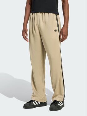 adidas adidas Spodnie dresowe ADICOLOR LOOSE Beżowy Loose Fit