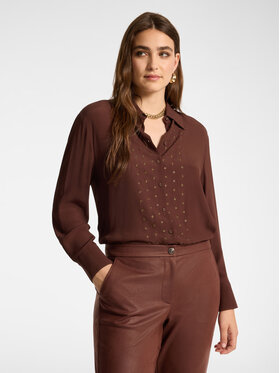 Elena Mirò Elena Mirò Camicia 5028P000344N0H2 Marrone Regular Fit