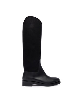 Max Mara Max Mara Čižmy vo vojenskom štýle Cavalierewk 2524796112600 Čierna