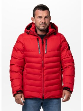 PITBULL PITBULL Kurtka przejściowa CRESTLINE Czerwony Regular Fit