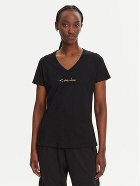 Liu Jo Sport Liu Jo Sport T-shirt TA5179 J6040 Crna Regular Fit