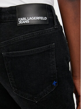 Karl Lagerfeld Jeans Jeans Hlače 245J1116 Črna Straight Fit