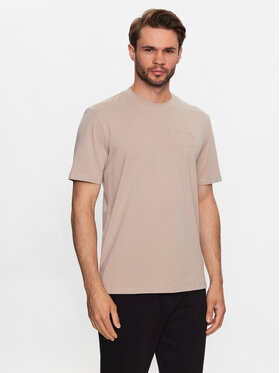 Guess Guess Tričko Alphy Z2YI11 J1314 Béžová Regular Fit
