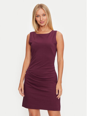 Guess Guess Коктейлна рокля Lena W4BK14 KBJP2 Бордо Slim Fit