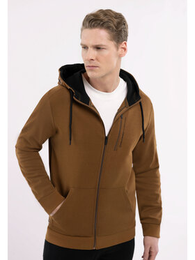 Volcano Volcano Bluza B-NORD Brązowy Regular Fit