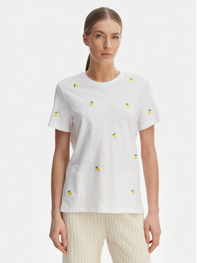 ONLY ONLY T-Shirt Ketty 15288473 Biały Regular Fit
